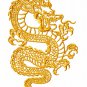 gold Chinese dragon Machine Embroidery Design