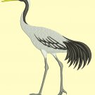 crane Machine Embroidery design, this is not a real product, These are digital files