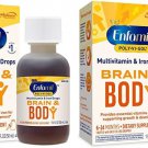 Enfamil Poly-Vi-Sol Prenatal & Baby Vitamins, 8 Multi-Vitamins & Iron, 50mL (Pack of 2)