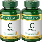 Nature's Bounty Vitamin C 1000mg, Immune Health Support, 100 Caplets (Pack of 2)