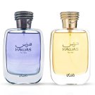 RASASI Hawas For Him & Her EDP Sprays, 100ML (3.4 Oz) – Long Lasting Luxurious Fragrances, Bundle