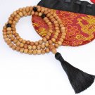 8mm Real Sandalwood Mala (Free Bag!)