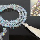 Rainbow Faceted Crystal Mala