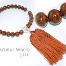 Hand Mala Natural Wood