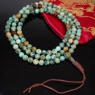 African Turquoise Mala