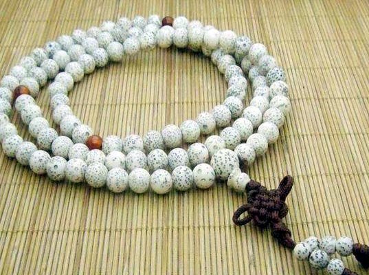 8mm Lotus Seed Mala Imported