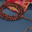 Red Tiger's Eye Snakeknot Mala Beads