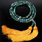8mm Moss Agate Mala