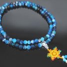 8mm Blue Lace Agate Mala