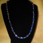 Necklace & Earrings -- Blue