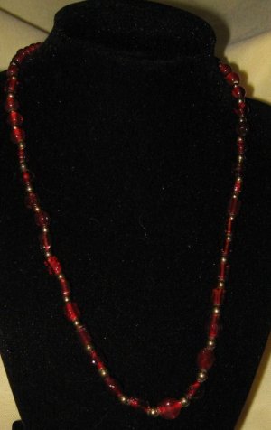Necklace -- Red