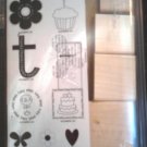 Cause for Celebration  rubber stamp set