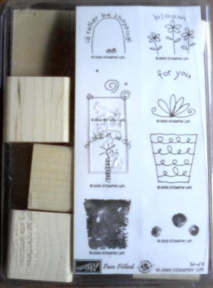 Fun Filled rubber stamp set