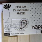 Polka Dots & Paisley Rubber stamp set