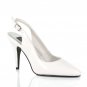 VANITY RED BLACK WHITE SLING BACK PUMP 4" HEEL   VANITY-317