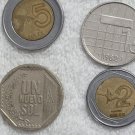 World Coins from Peru, Netherlands, Canada. World coins lot.