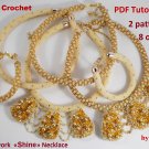 Bead Crochet Rope patterns «Secret» Necklace & Bracelet, Tutorial, 4 kinds, PDF file