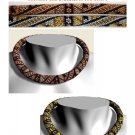 Bead Crochet Rope patterns «Flower patchwork» Necklace and Bracelet. PDF file