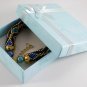 Handmade Black-Blue-Green-Gold bracelet,ethnic boho style,gift mother-daughter