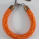 Handmade beaded Orange bracelet,ethnic boho style,gift mother-daughter-wife