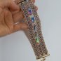 Multi-colored bracelet of Czech beads and rhinestones, Handmade, Gift for her