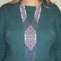 Handmade beaded Sautoir-Gerdan-Necklace with fringe in ethnic style, boho style