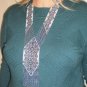 Handmade beaded Sautoir-Gerdan-Necklace with fringe in ethnic style, boho style