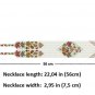 Handmade beaded Sautoir-Gerdan-Necklace with fringe in ethnic style, boho style