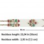 Handmade beaded Sautoir-Gerdan-Necklace with fringe in ethnic style, boho style