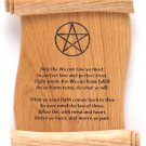 Oak Scroll Lasered