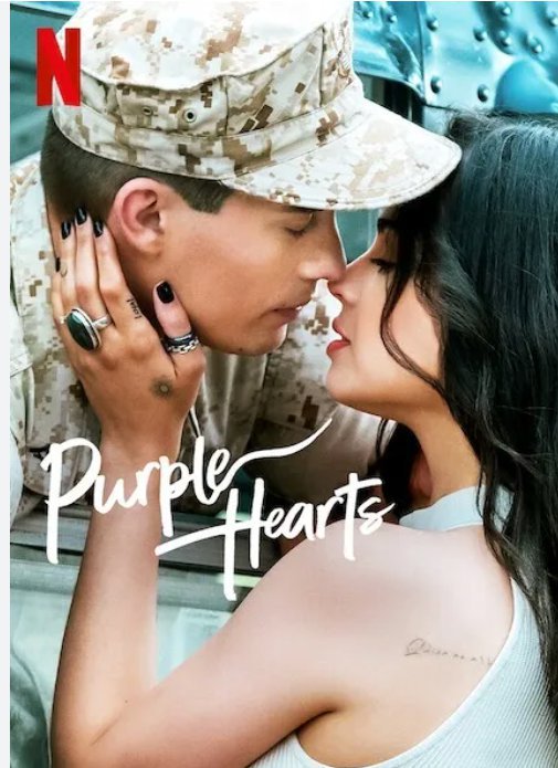 Purple Hearts DVD 2022 Movie Netflix