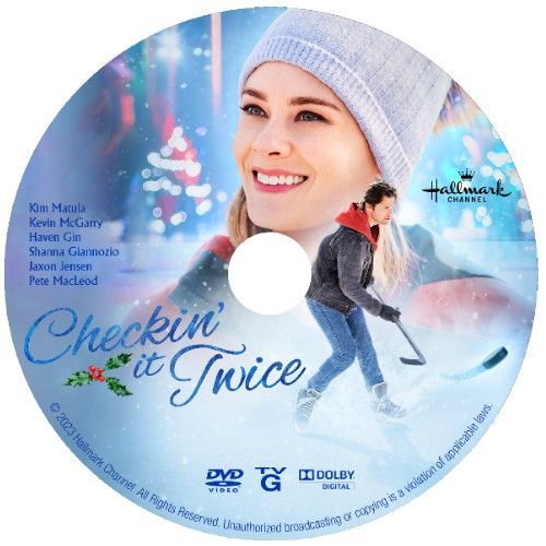 CHECKIN' IT TWICE DVD HALLMARK CHRISTMAS MOVIE 2023 film