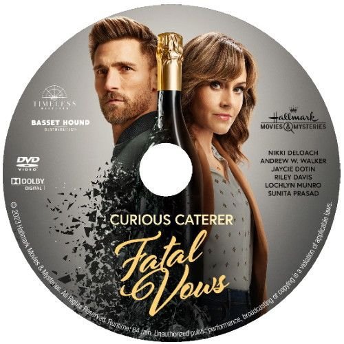 CURIOUS CATERER& FATAL VOWS DVD HALLMARK MOVIE 2023 film