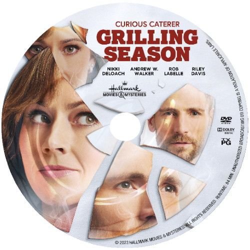 CURIOUS CATERER& GRILLING SEASON DVD HALLMARK MOVIE 2023 Andrew Walker film