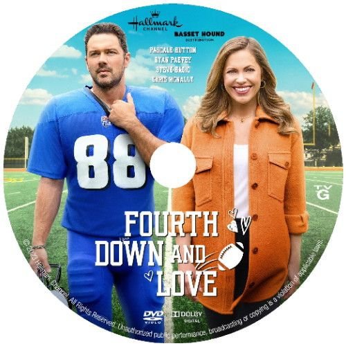 FOURTH DOWN AND LOVE DVD HALLMARK MOVIE 2023 Ryan Paevey film