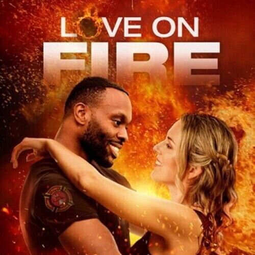 LOVE ON FIRE DVD 2022 UPTV MOVIE Tegan Moss & Devon Alexander film