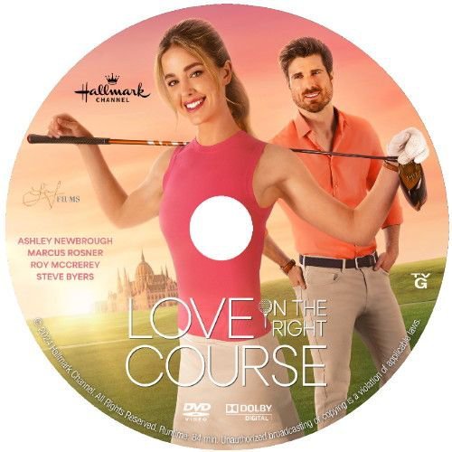 LOVE ON THE RIGHT COURSE DVD HALLMARK MOVIE 2024 film