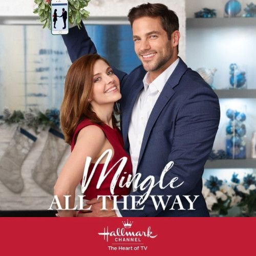 MINGLE ALL THE WAY DVD HALLMARK CHRISTMAS MOVIE 2018 Jen Lilley film