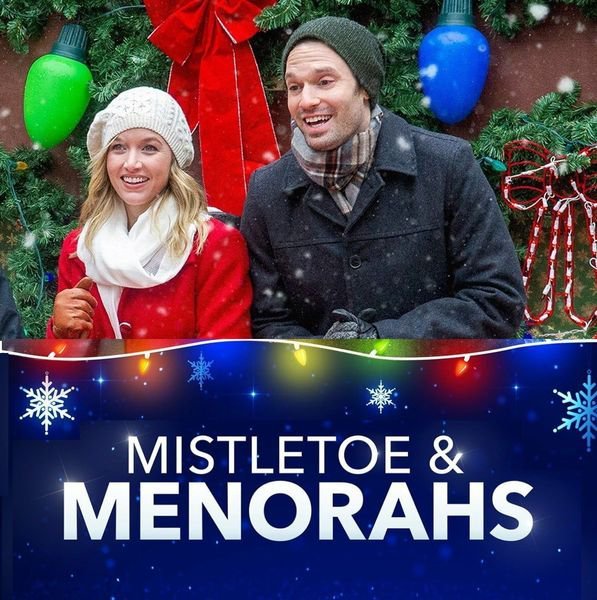 MISTLETOE & MENORAHS DVD LIFETIME CHRISTMAS MOVIE 2019 Jake Epstein film