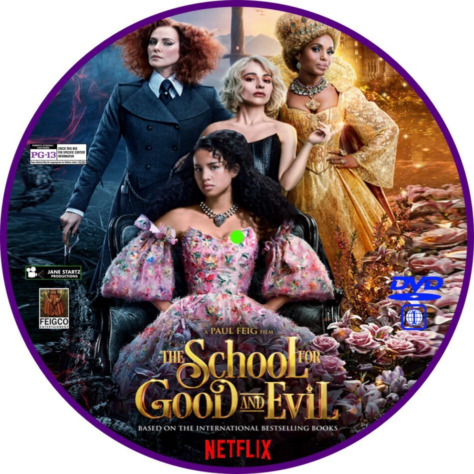 THE SCHOOL FOR GOOD AND EVIL DVD (2022) Netflix Movie film