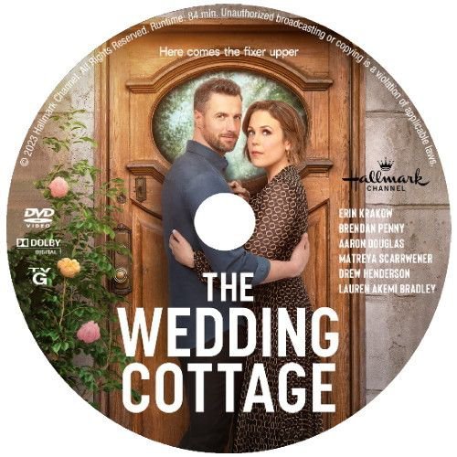 THE WEDDING COTTAGE DVD HALLMARK MOVIE 2023 Erin Krakow Brendan Penny film