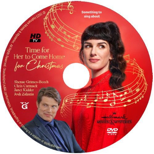 TIME FOR HER TO COME HOME FOR CHRISTMAS DVD HALLMARK MOVIE 2023 film