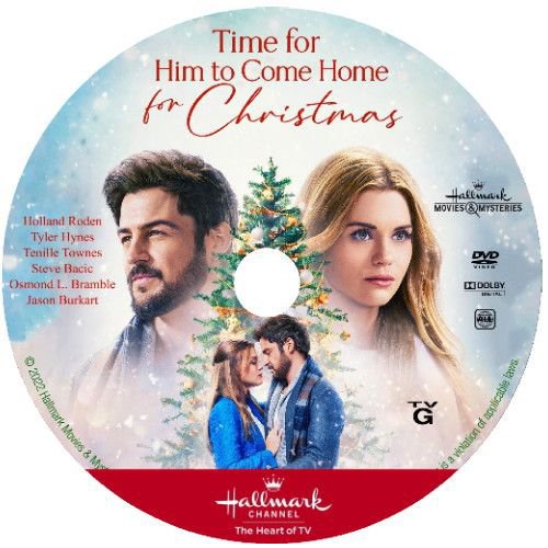 TIME FOR HIM TO COME FOR CHRISTMAS DVD HALLMARK MOVIE 2022 Tyler Hynes film