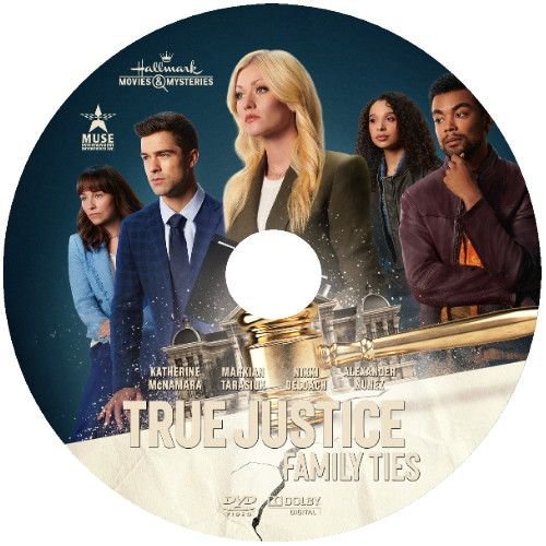 TRUE JUSTICE& FAMILY TIES DVD HALLMARK MOVIE 2024 film