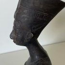 Vintage Stone Figurine Statue of Egyptian Queen Nefertiti Made in Egypt