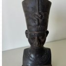 Vintage Stone Figurine Statue of Egyptian Queen Nefertiti Made in Egypt
