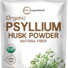 Micro Ingredients Organic Psyllium Husk Powder, 2lbs (32oz) | Daily Soluble Fiber Supplement