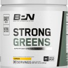 BARE PERFORMANCE NUTRITION, BPN Strong Greens Superfood Powder, Lemon, 30 Servings