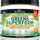 Super Greens Powder Superfood - Greens Powder with Probiotics Prebiotics Digestive Enzymes