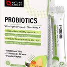 NATURE TARGET Probiotics for Women-Men-Kids Probiotic Powder 60 Billion CFUs 13 Strains